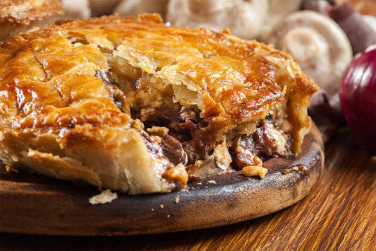 Free Range Pepper Steak Pie