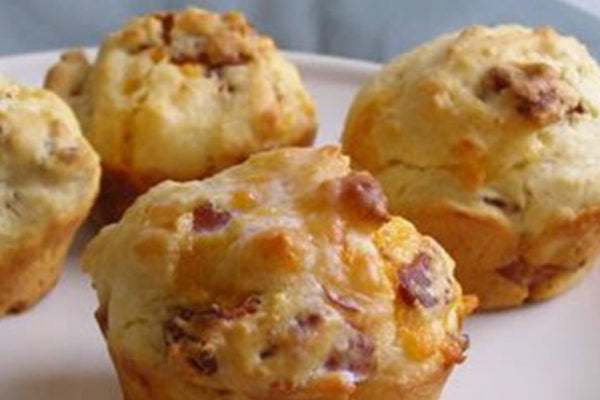 Bacon and Cheese Muffin (Pack of 4)