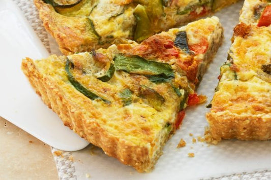 Roast Vegetable Quiche (Pack of 4 Mini or 1 Full Size)